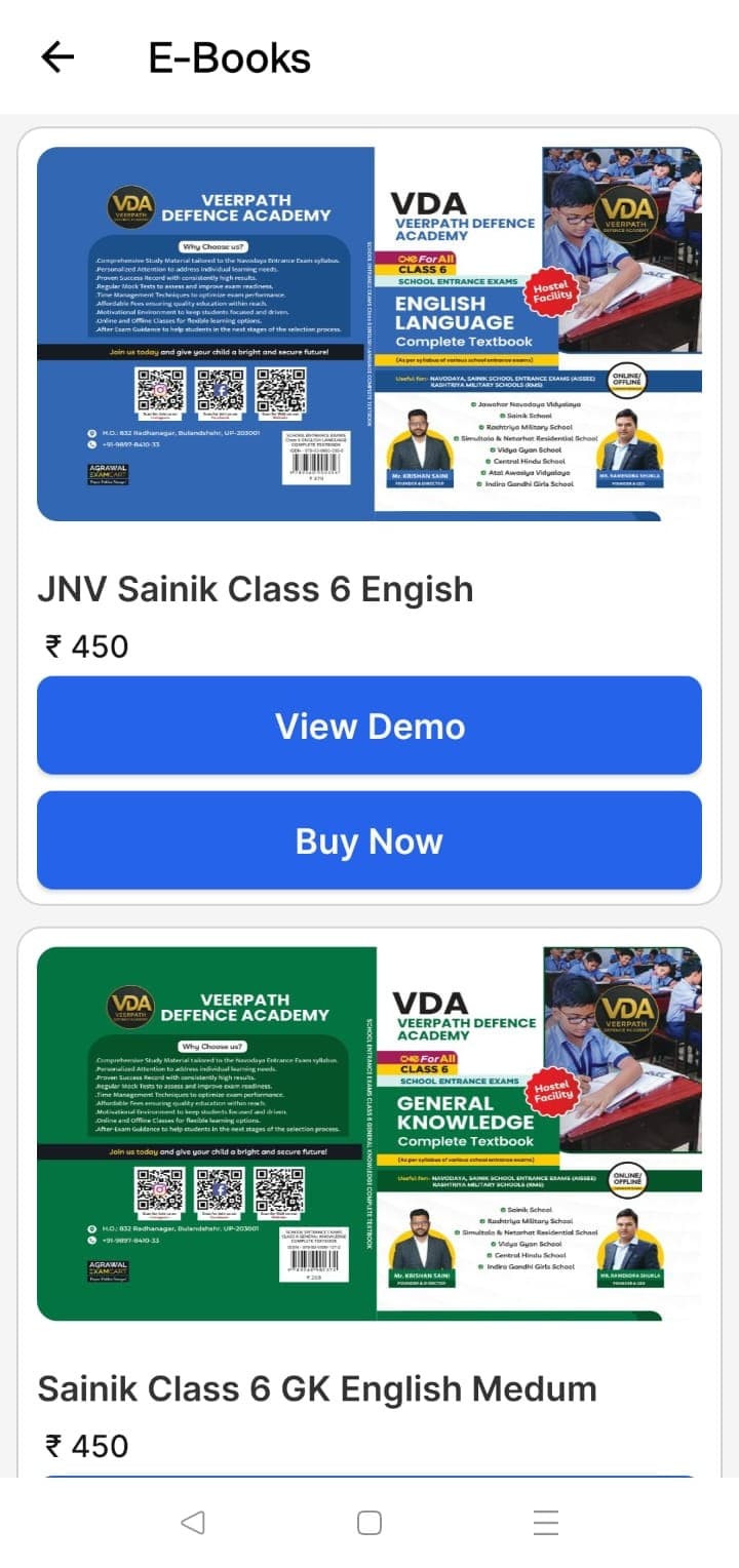 VeerPath Mobile App Screen 3