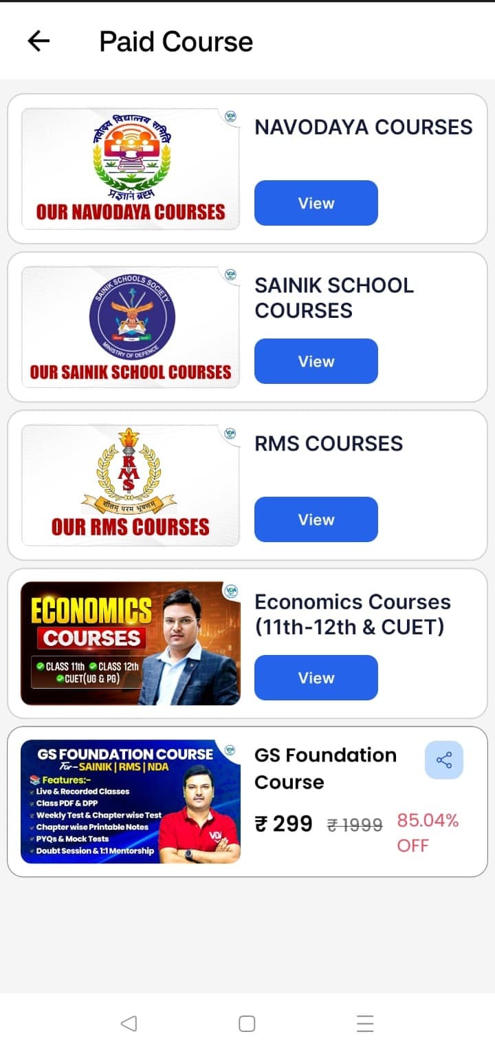 VeerPath Mobile App Screen 2